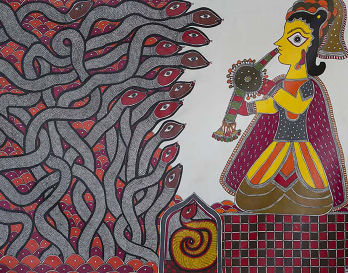 madhubani painting drawing