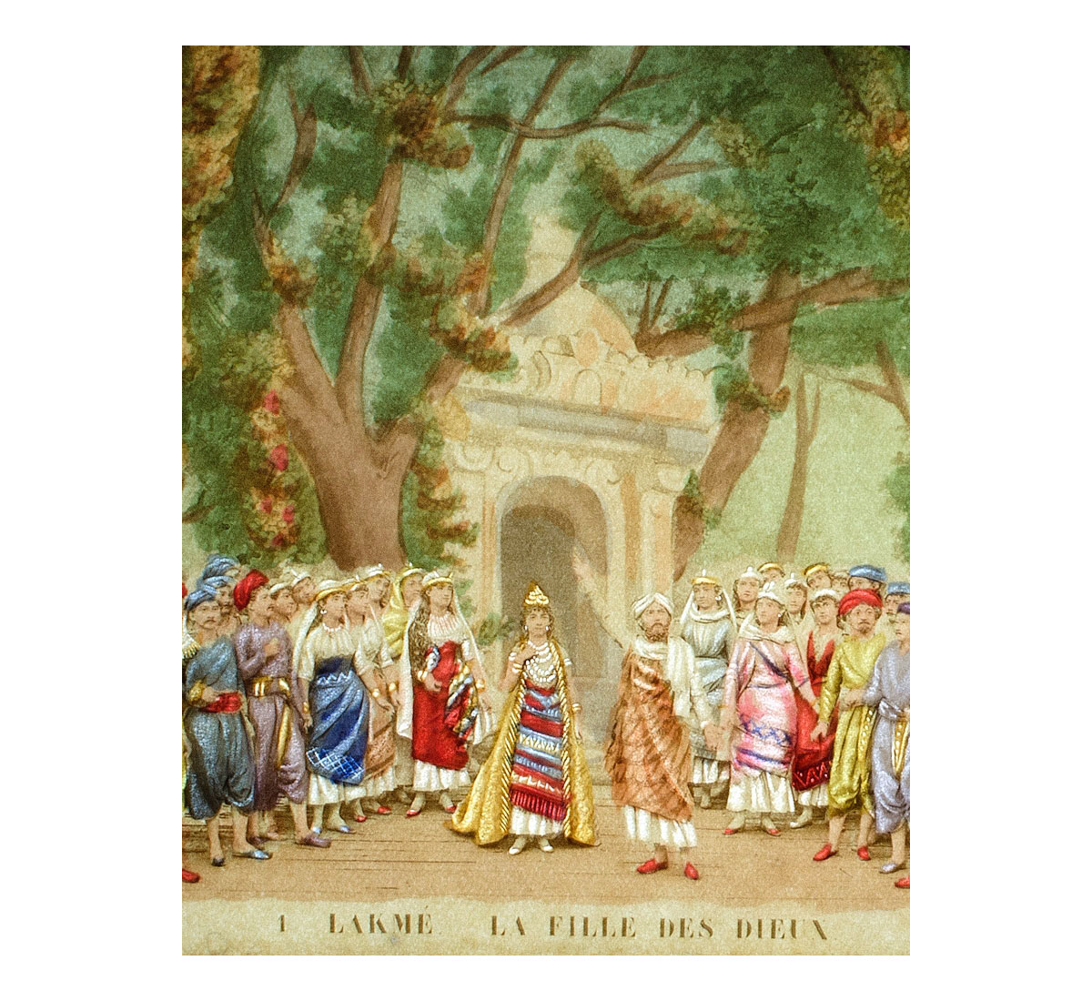A scene from the opera 