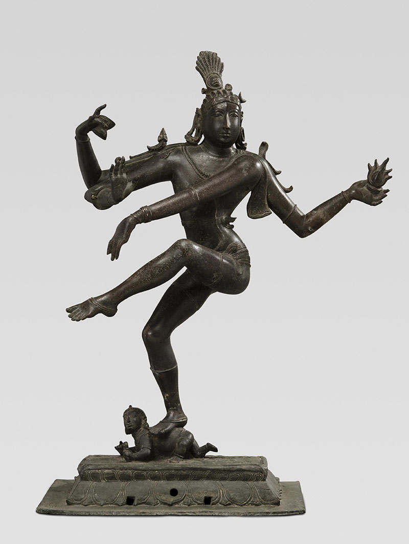 Metal Dancing Shiva / Nataraja Statue for Home Decor - Gold Plated Sho –  Mangal Fashions