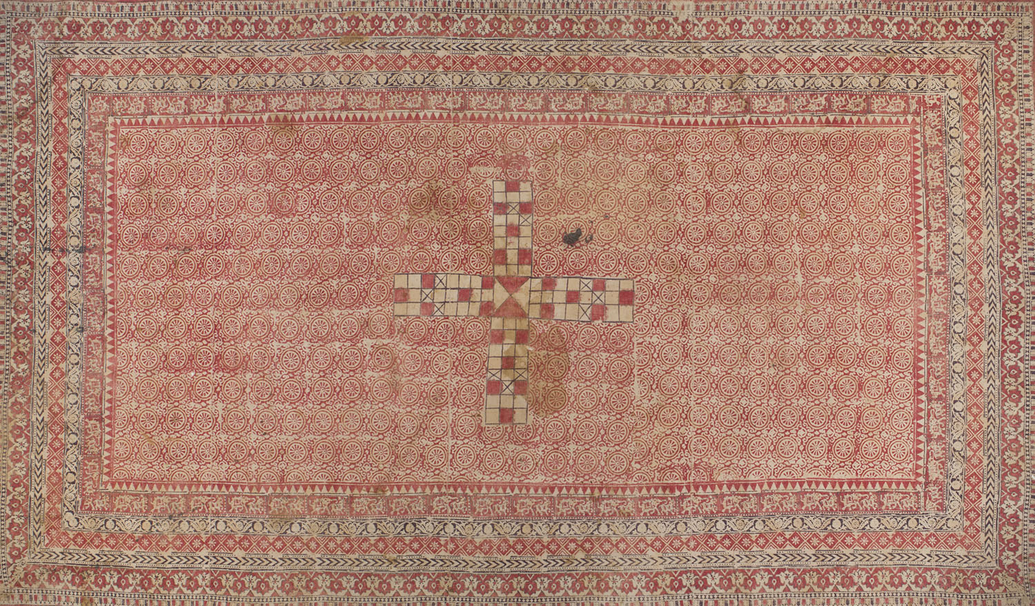 Pink Cotton Handloom Mat – Prakriti - Restoring Balance