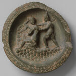 Carved Stone Dishes from Gandhara