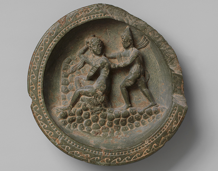 Carved Stone Dishes from Gandhara