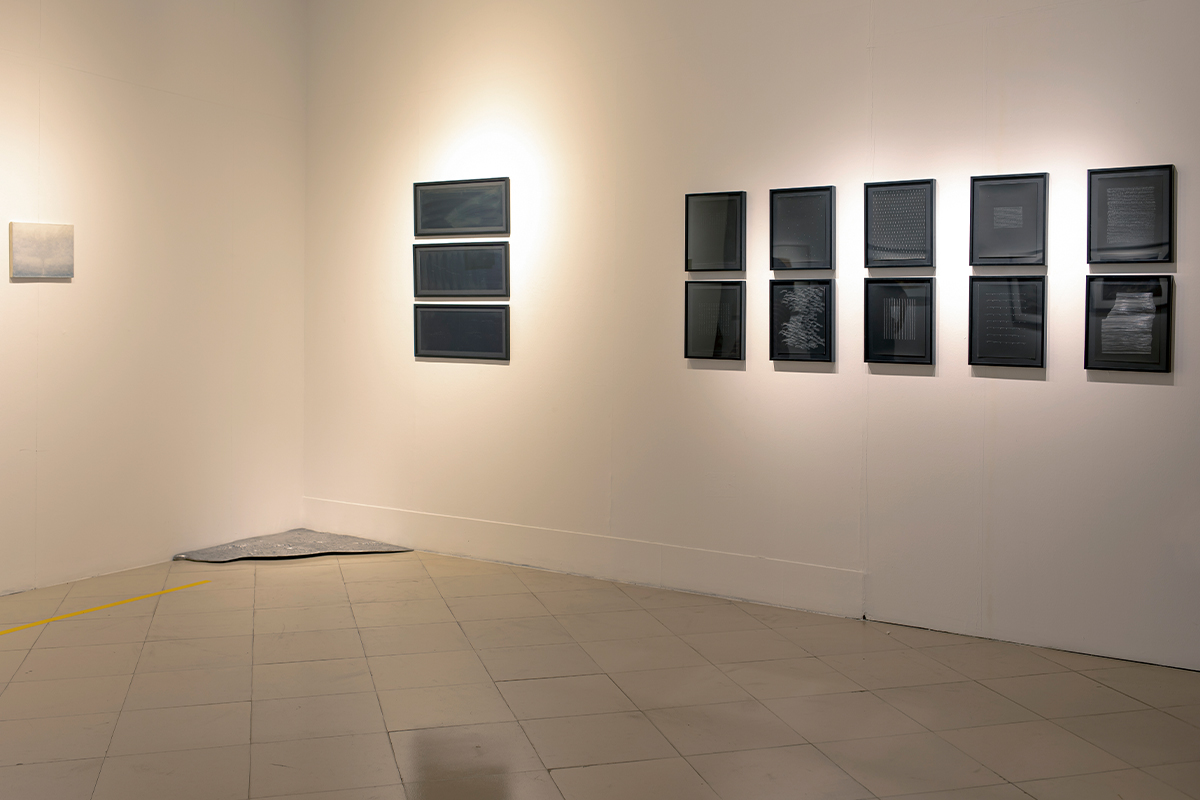 Photograph of an art installation at the Dhaka Art Summit 2023