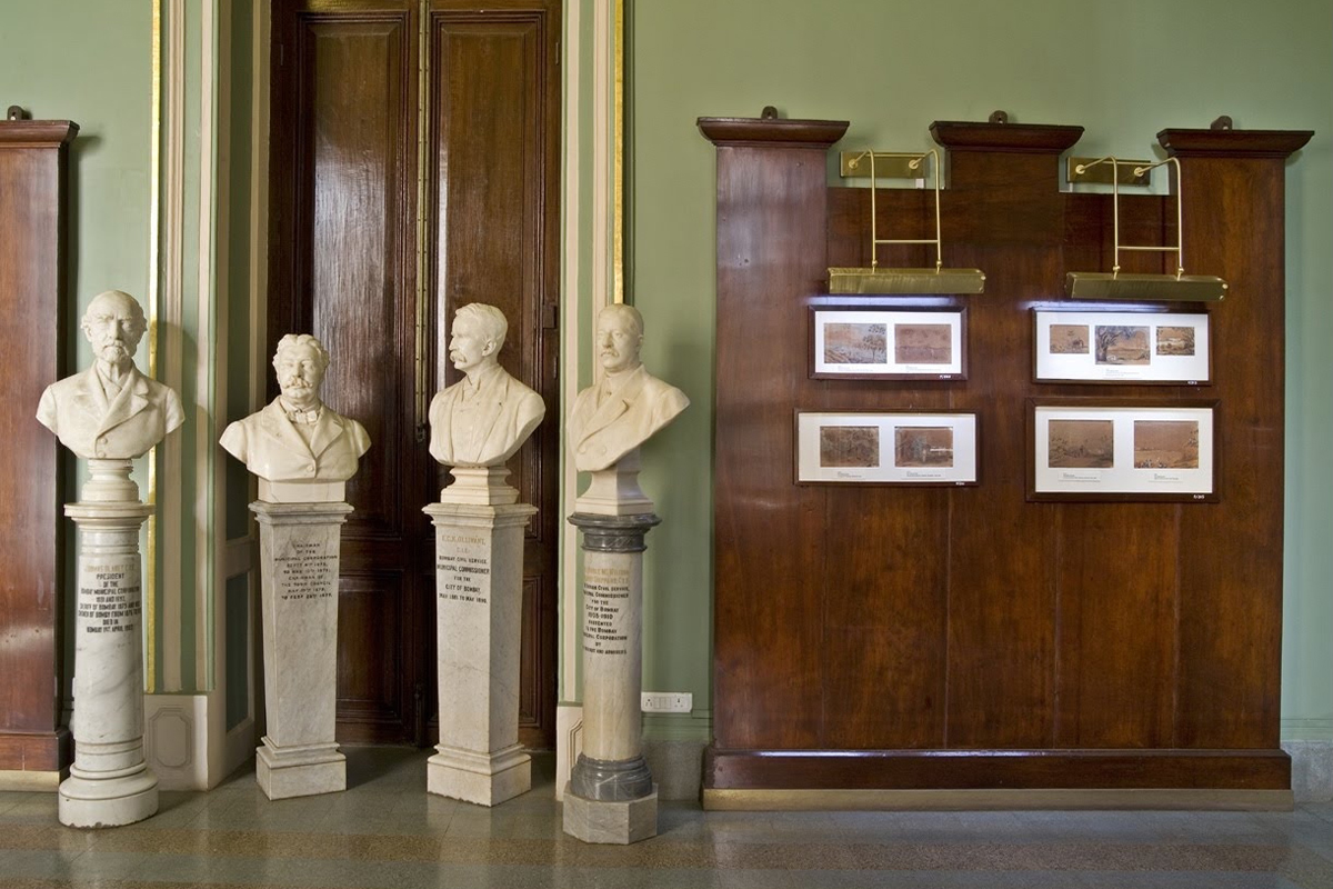 Photograph showing the Origins of Mumbai Gallery at the Dr Bhau Daji Lad Museum in Mumbai